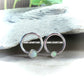 Septum Ring with 4mm Gemstone SINGLE - 16 Gauge, Choose Your Diameter and Metal