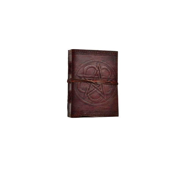 Journal Leather Blank Pentagram 5 x 7