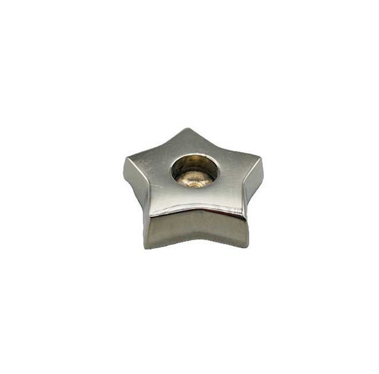 Silver Star Chime Candle Holder