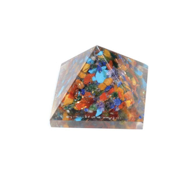 Orgone Mixed Stone Pyramid 25-30mm