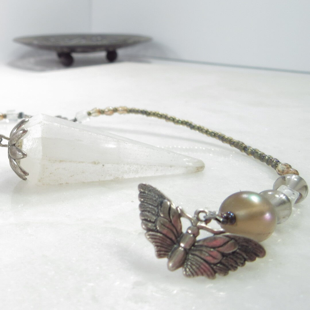 Pendulum Selenite Dragonfly