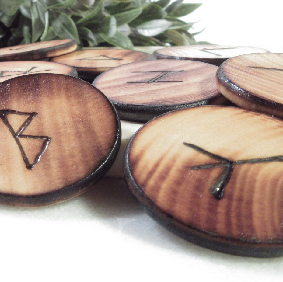 Futhark Rune Set - Choose Rounds or Dice