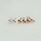 Post Earring Tiny Heart 2mm Choose Your Metal