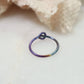 Cartilage Hoop Niobium Plain - Choose Your Color, Gauge, Diameter