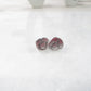 Nugget Post Earrings Astrology Symbols .999 Silver