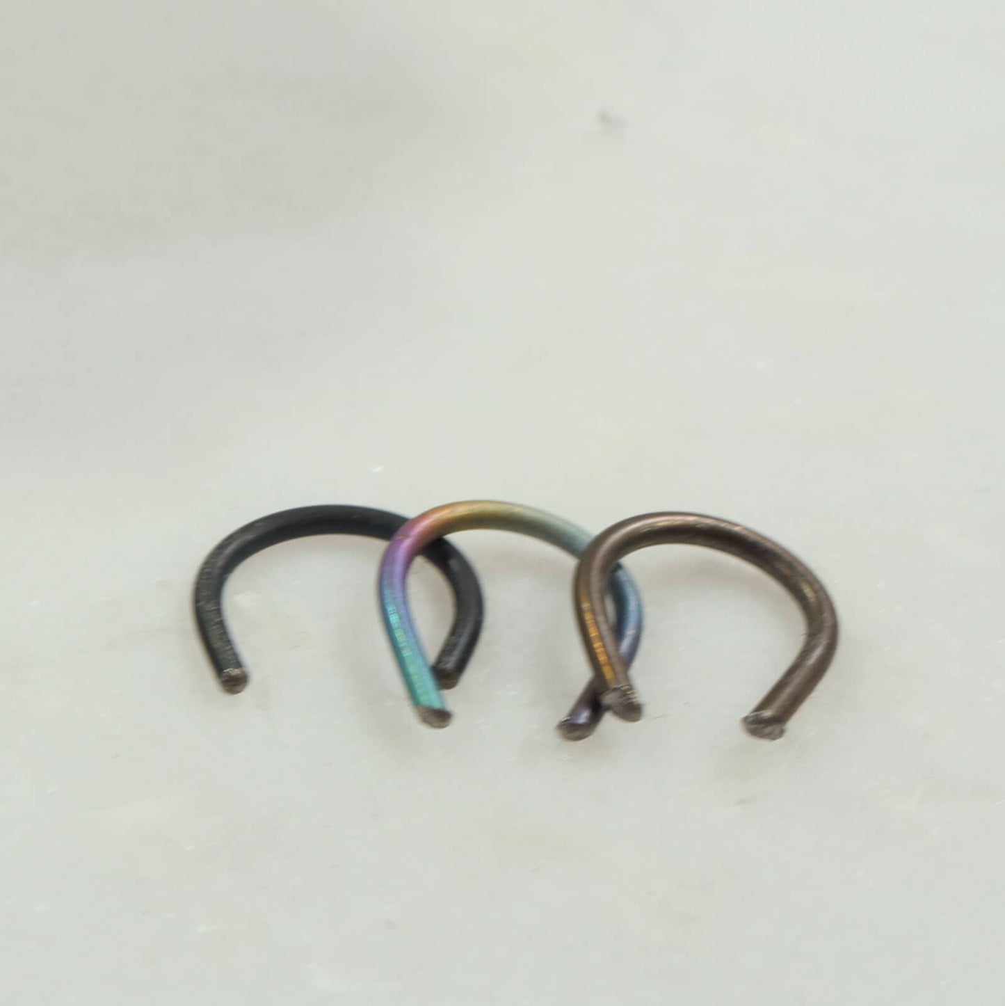 Septum Retainer U Shape - 16 Gauge, Niobium, Your Choice of Color