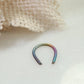 Septum Retainer U Shape - 16 Gauge, Niobium, Your Choice of Color