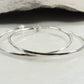 Hoop Earring Plain 1.5 inch Choose Your Metal