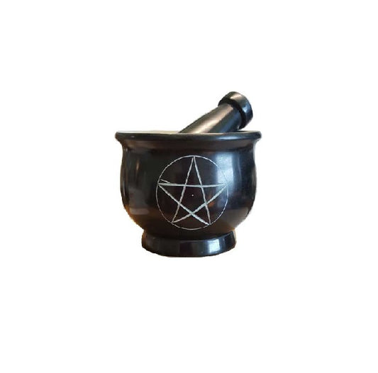 pentagram mortar & pestle