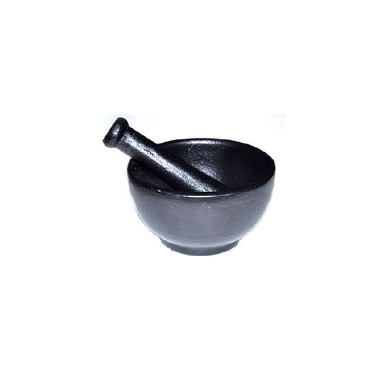 Cast Iron Mortar & Pestle Set 3.5 Inch