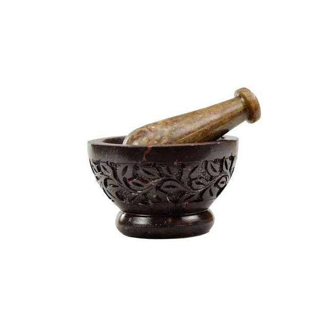 flower mortar & pestle 