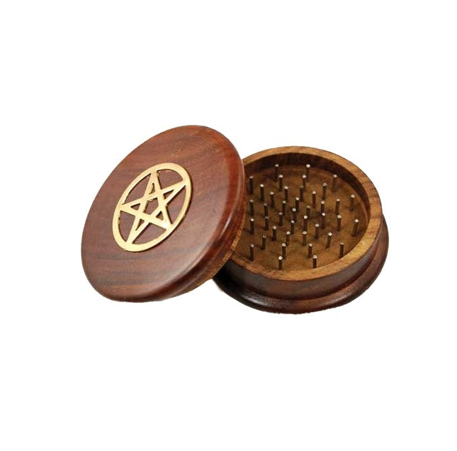 pentagram herb grinder