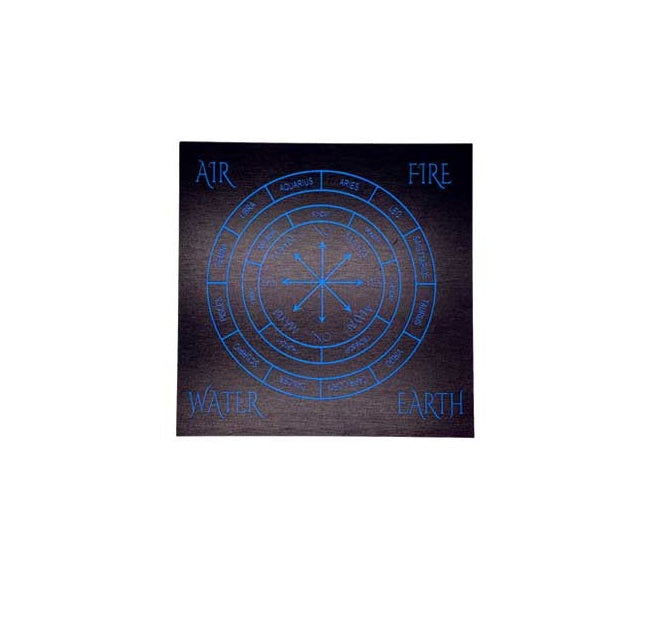 8"x8" Blue Zodiac Pendulum Board