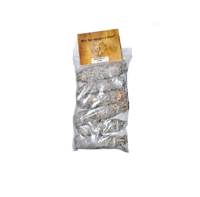 White Sage Smude Sticks 6 Pk