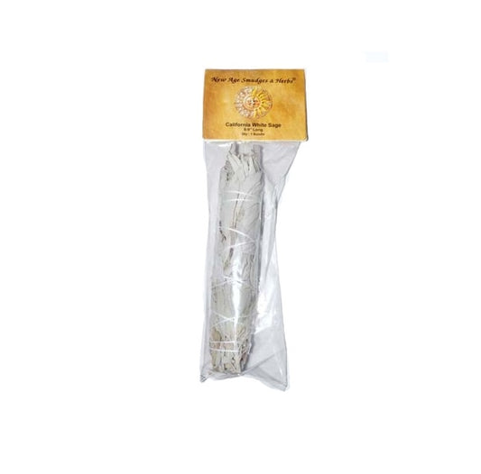 California White Sage Smudge Stick 7"