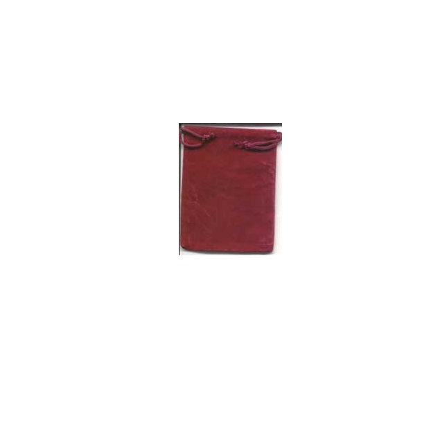 Burgandy Velveteen Bag